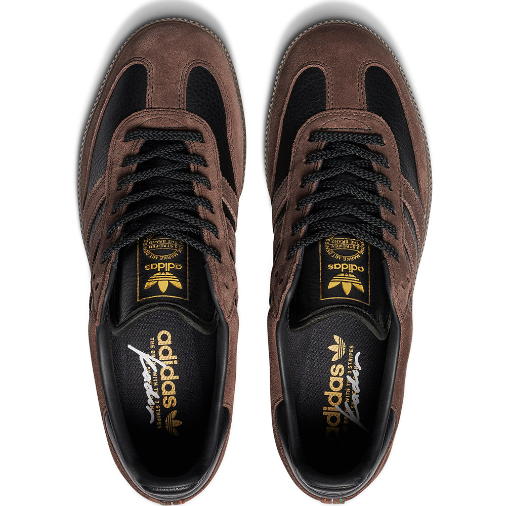 adidas Samba ADV x Kader Sylla Shoes Core Black/Dark Brown/Gum