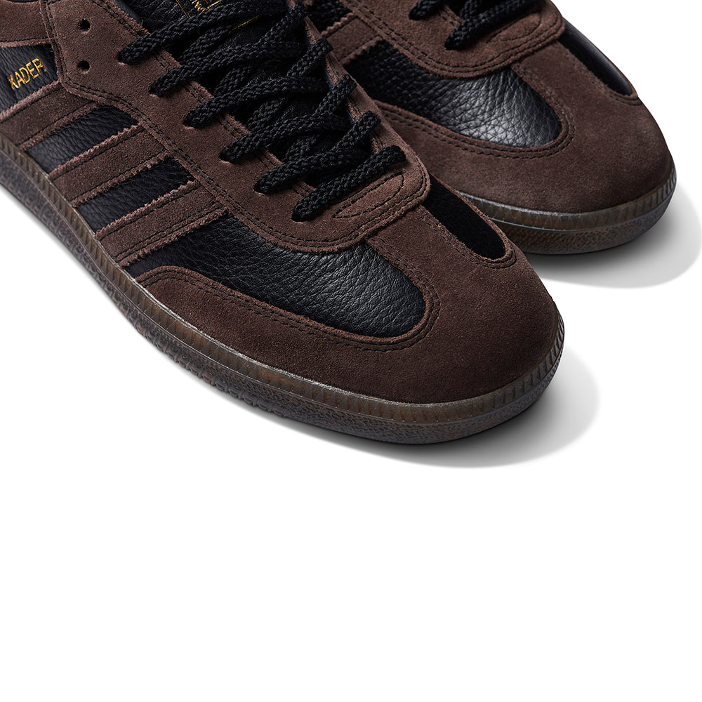 adidas Samba ADV x Kader Sylla Shoes Core Black/Dark Brown/Gum