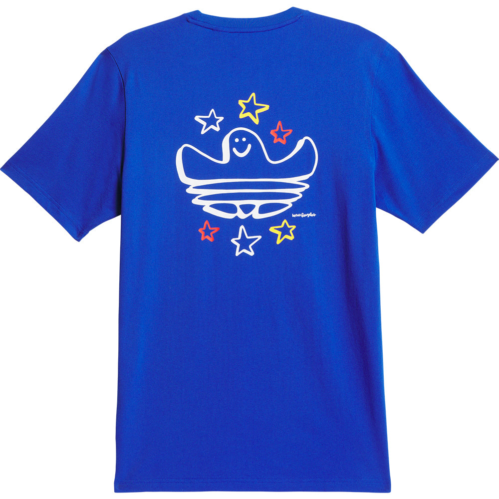 adidas Shmoofoil All Star Short Sleeve Tee Royal Blue/Multicolour