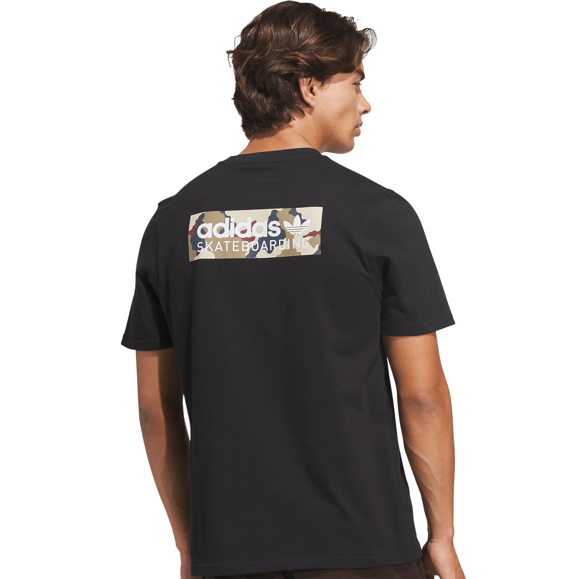 adidas Skateboarding Camo Logo Tee Black