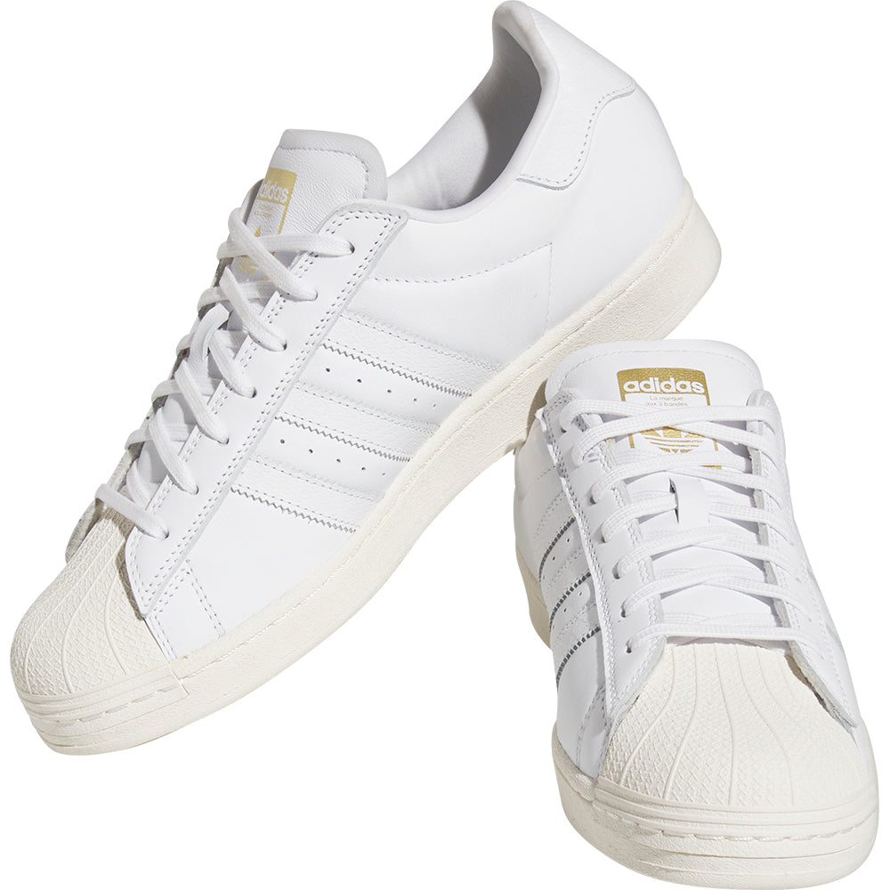 adidas Superstar ADV Shoes Cloud White/Cloud White/Gold Metallic