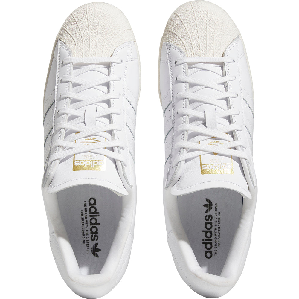 adidas Superstar ADV Shoes Cloud White/Cloud White/Gold Metallic