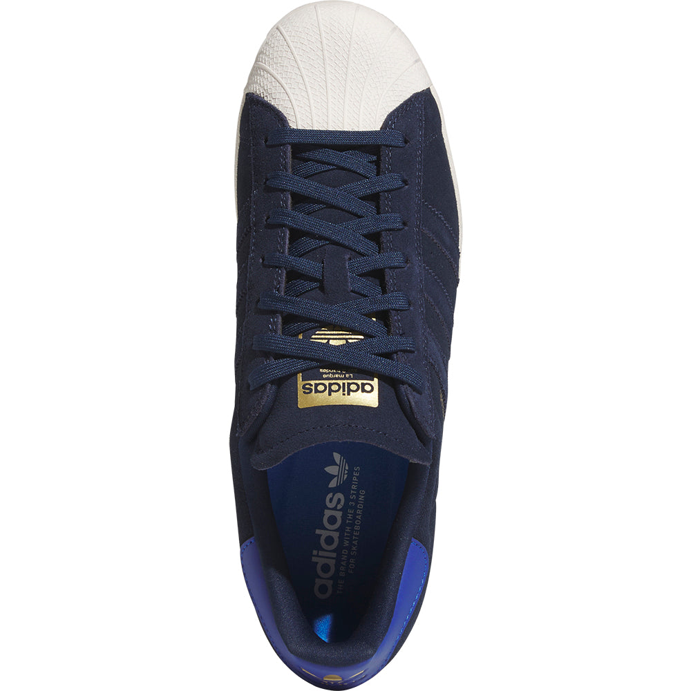 adidas Superstar ADV Shoes Supplier Colour/Royal Blue/Gold Metallic