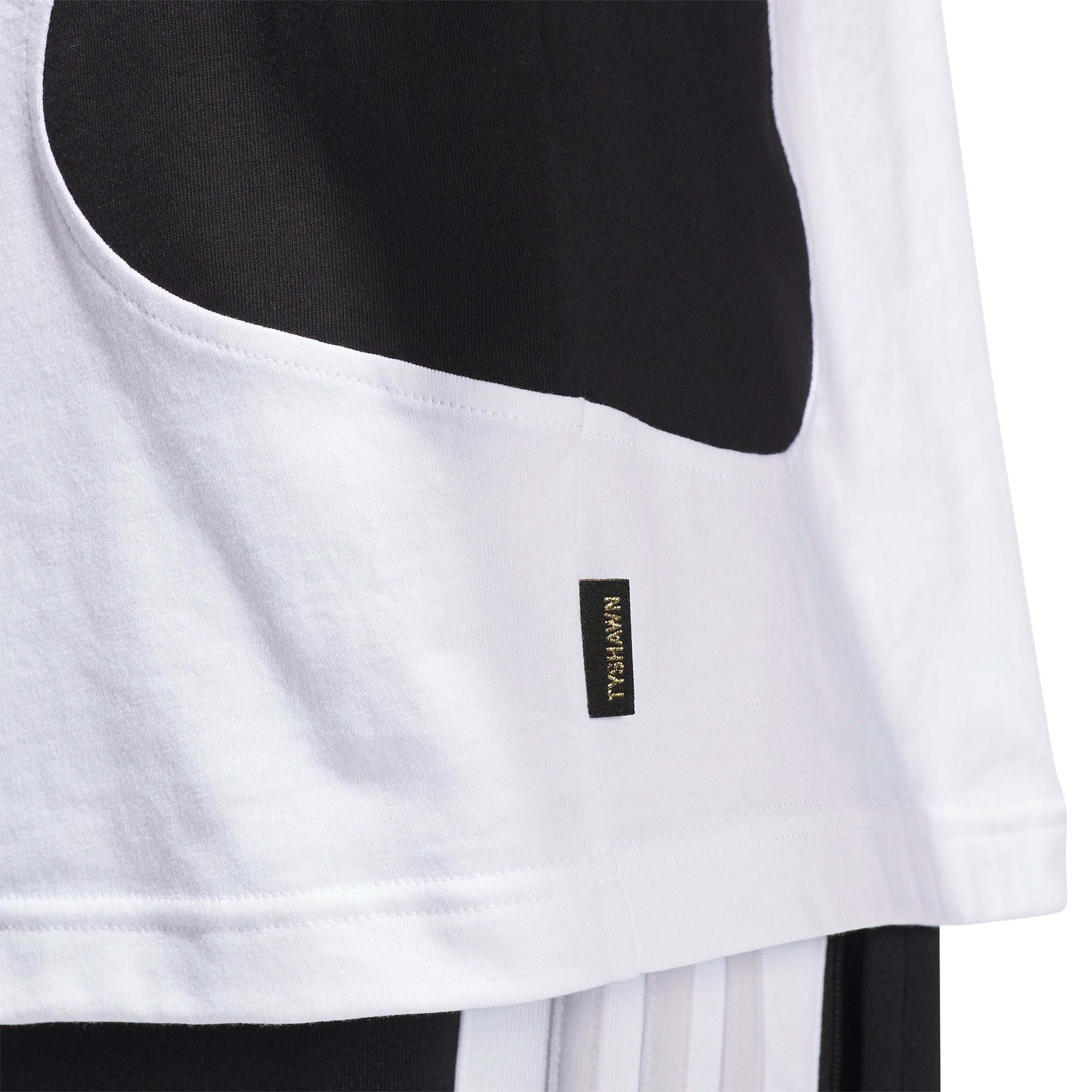 adidas Tyshawn T Shirt White/Black