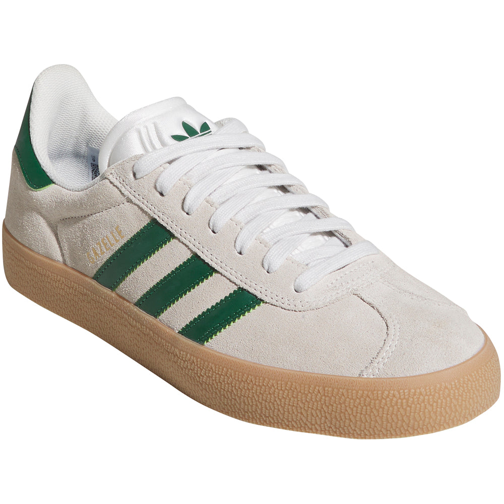 adidas Gazelle ADV Shoes Crystal White/Crystal White/Gum