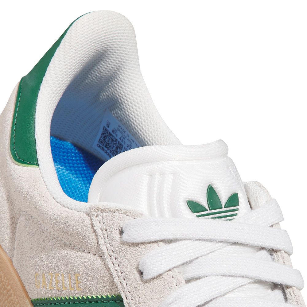 adidas Gazelle ADV Shoes Crystal White/Crystal White/Gum