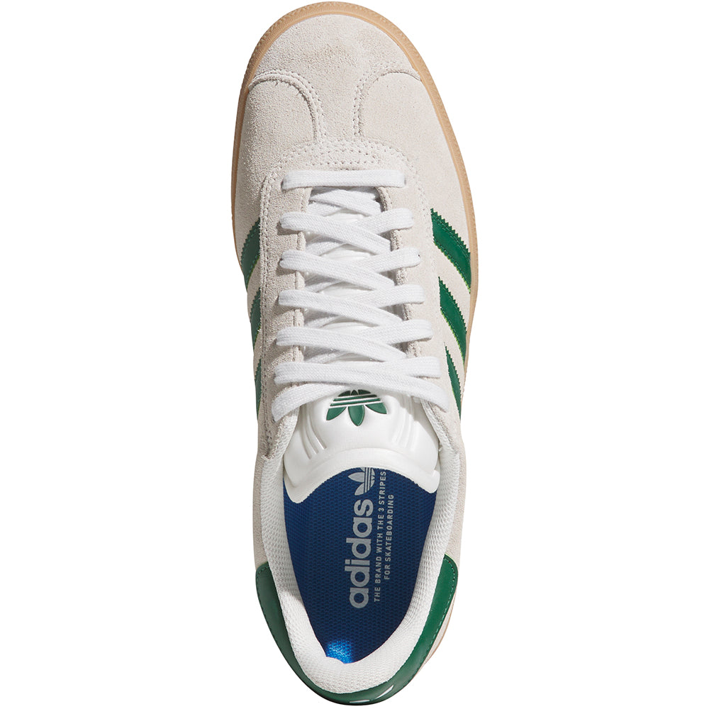 adidas Gazelle ADV Shoes Crystal White/Crystal White/Gum