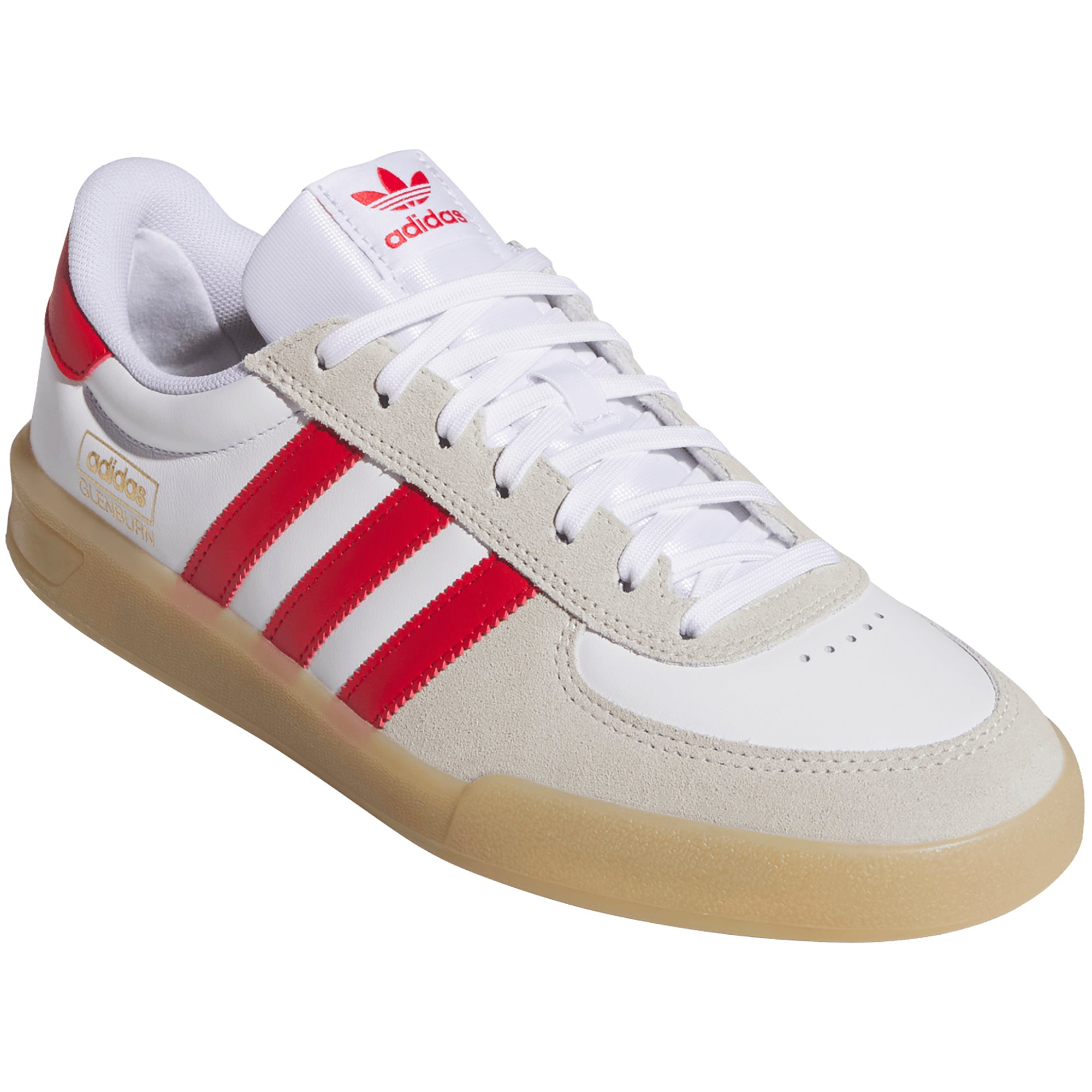 adidas Glenburn Shoes Cloud White/Better Scarlet/Gum