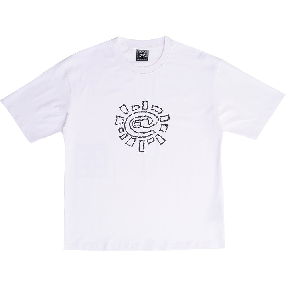 Always Do What You Should Do Sketchy @sun T Shirt White