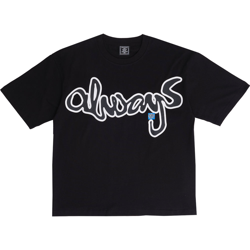 Always Do What You Should Do Snapper Rocks T Shirt Black
