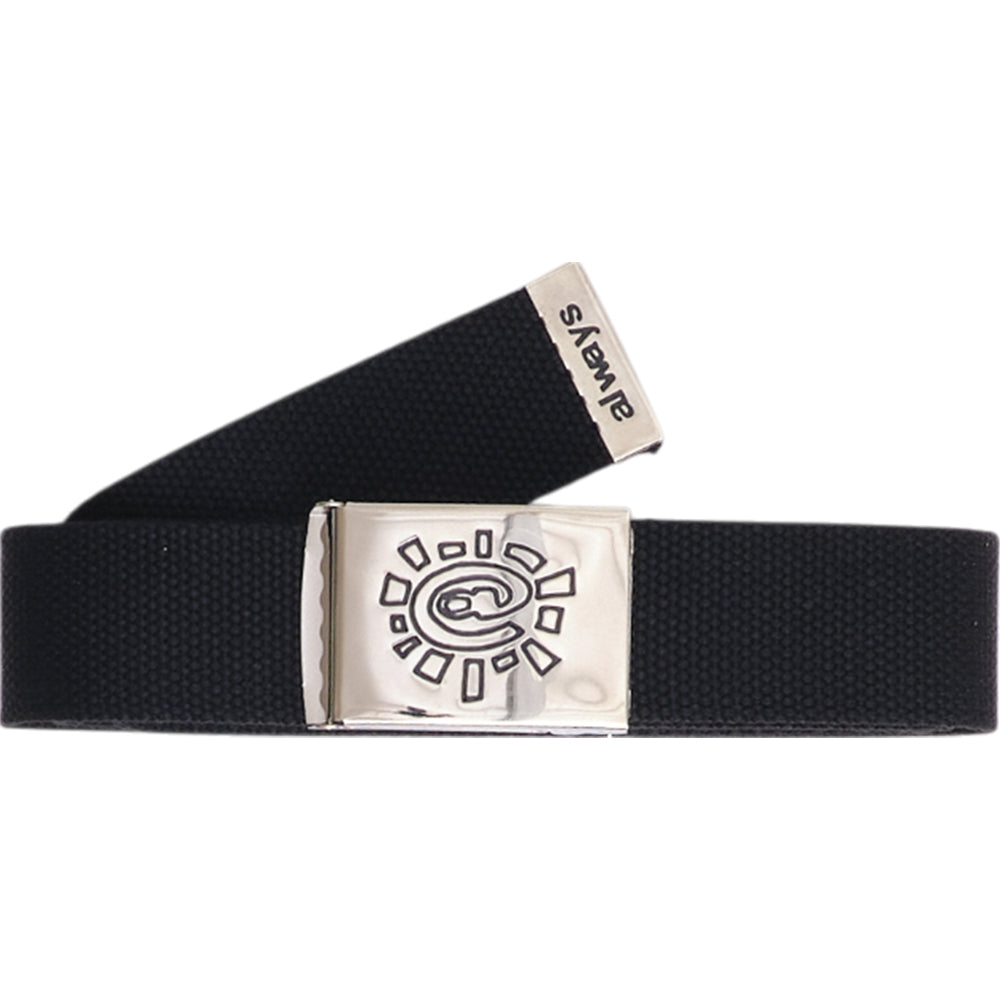 Always Do What You Should Do @sun Canvas Belt Black
