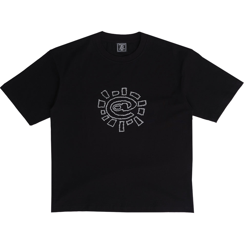 Always Do What You Should Do Sketchy @sun T Shirt Black