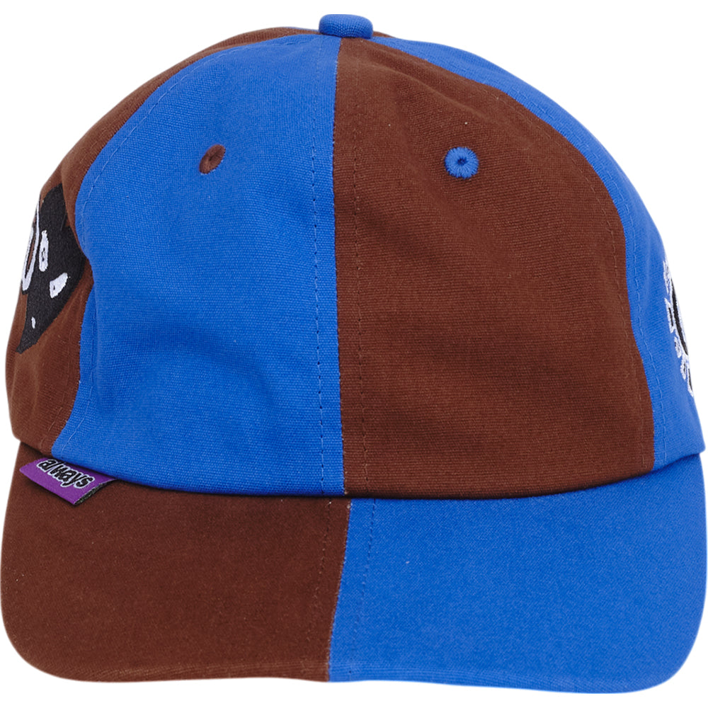Always Do What You Should Do Mixed 6 Panel Hat Burgundy/Blue