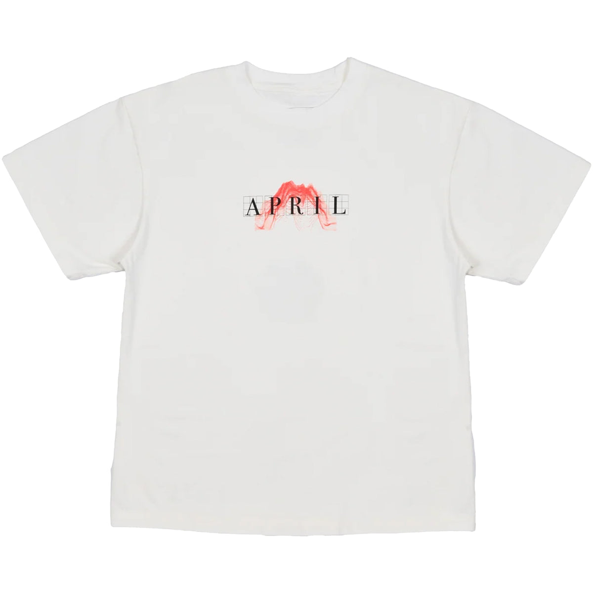 April Gridlock Tee White