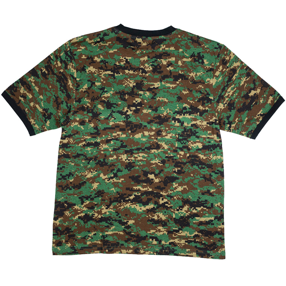 Baglady 'Bagarchy' Digi Camo Ringer T-Shirt