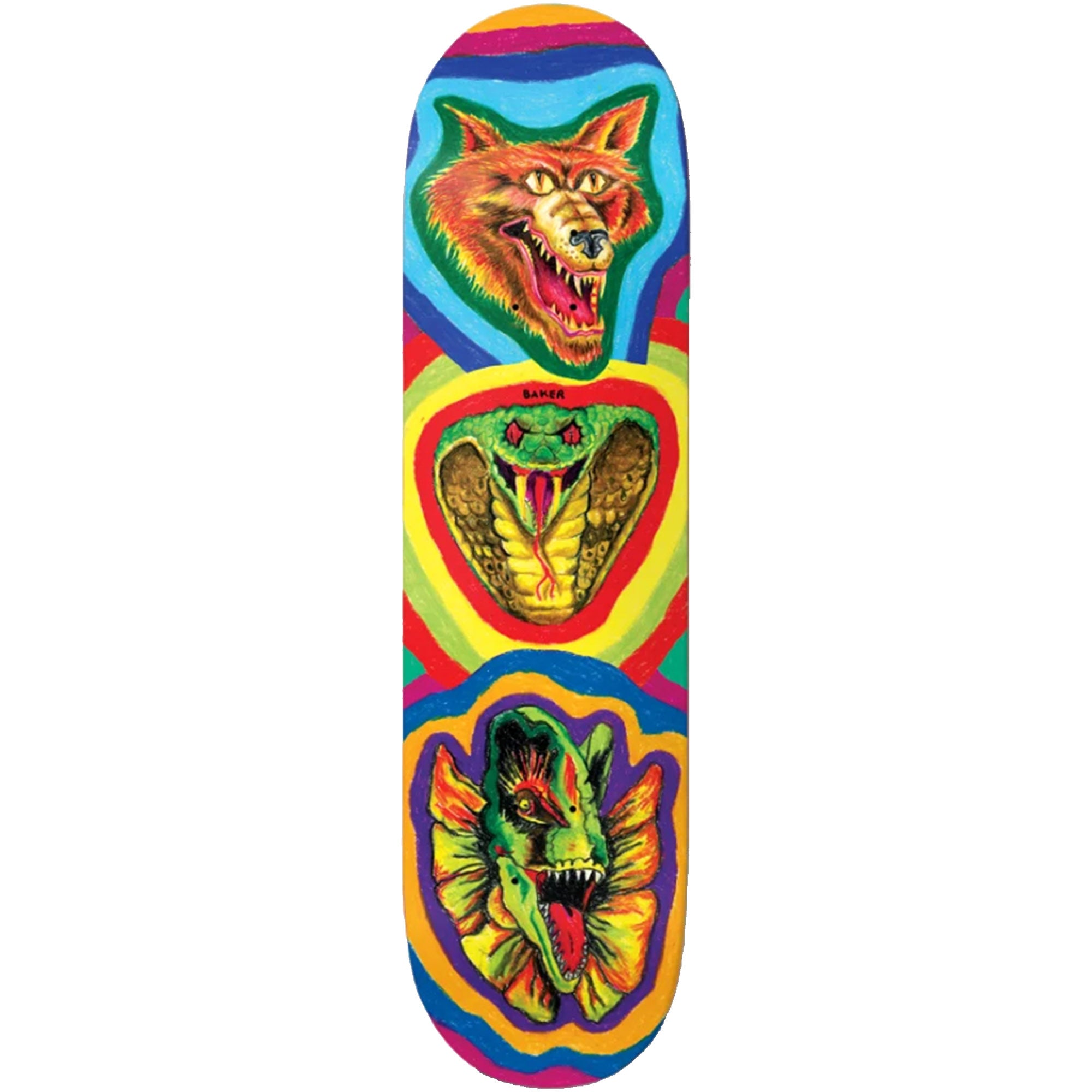 Baker Riley Hawk Fried Beast Skateboard Deck 8"