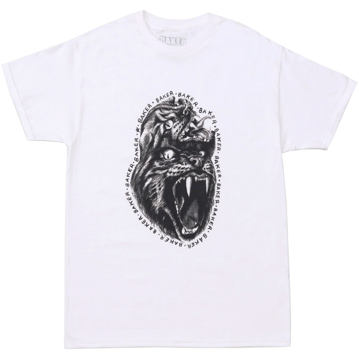 Baker Fried Beast Tee White