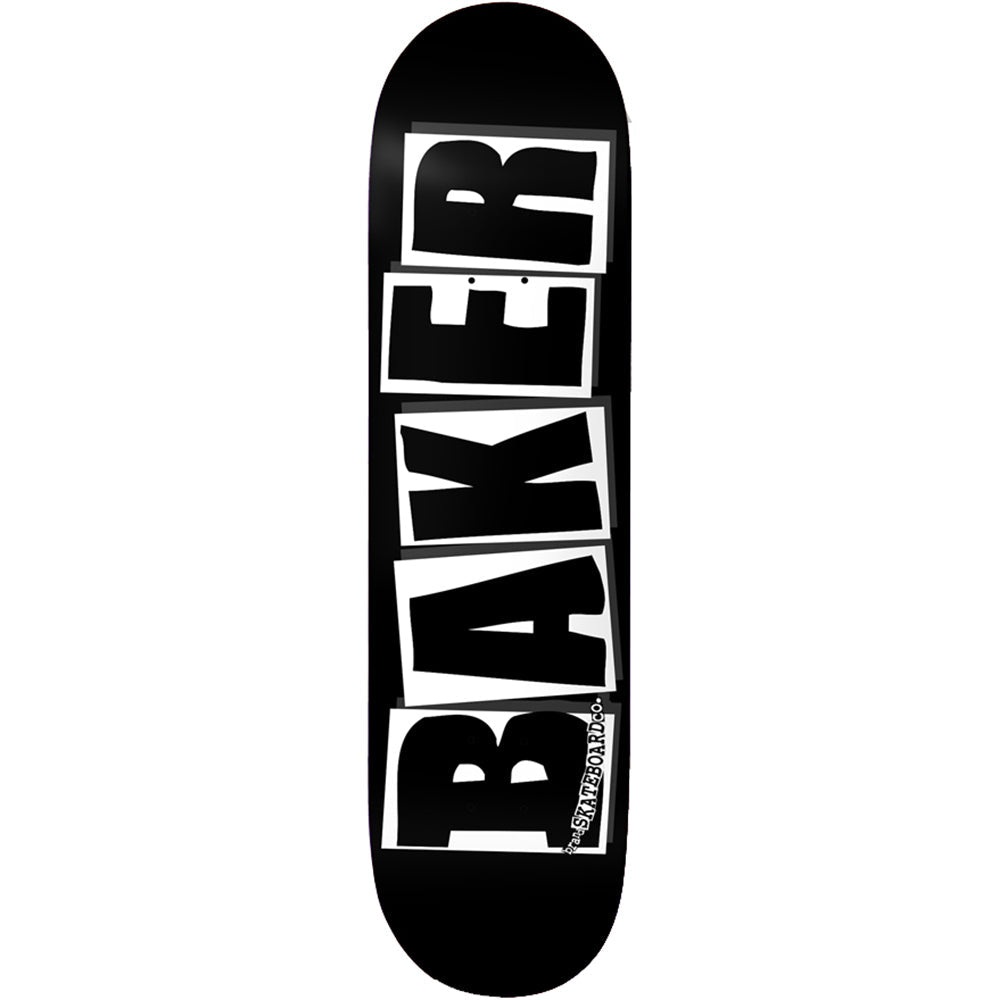 Baker Brand Logo Black/White Skateboard Deck 8.25"