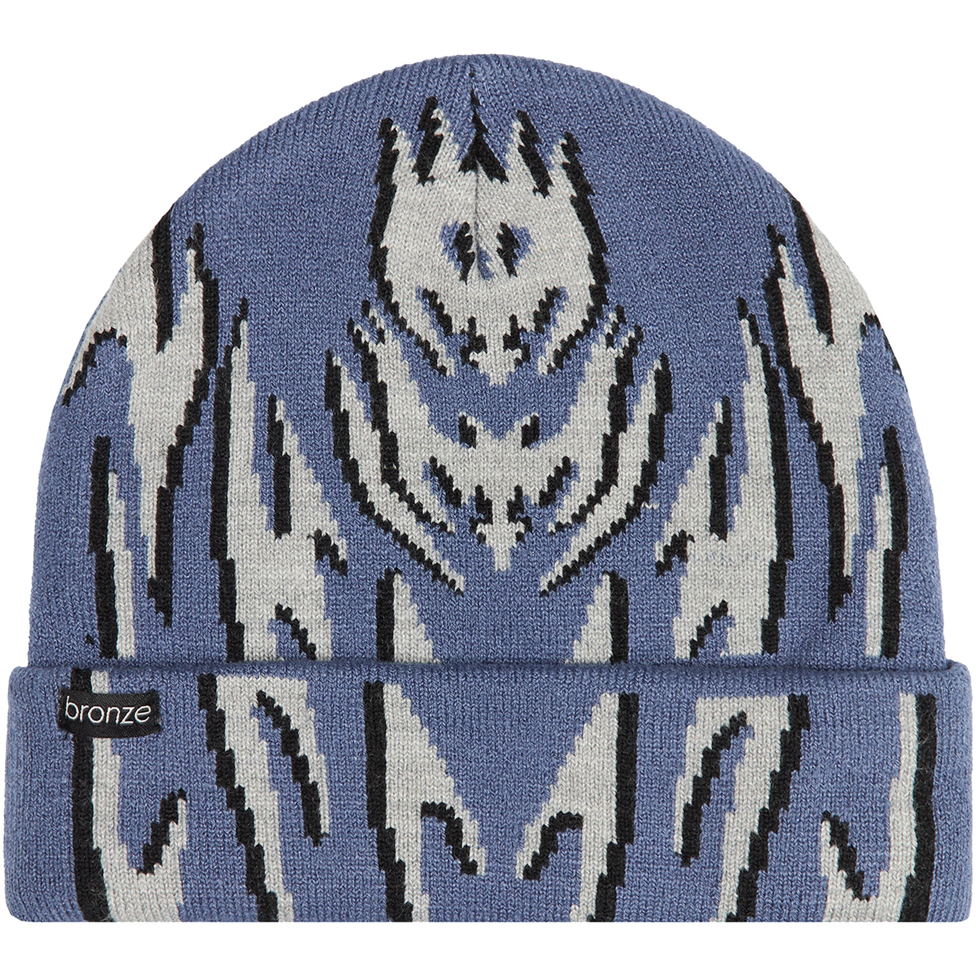 Bronze 56K Tribal Sport Beanie Blue