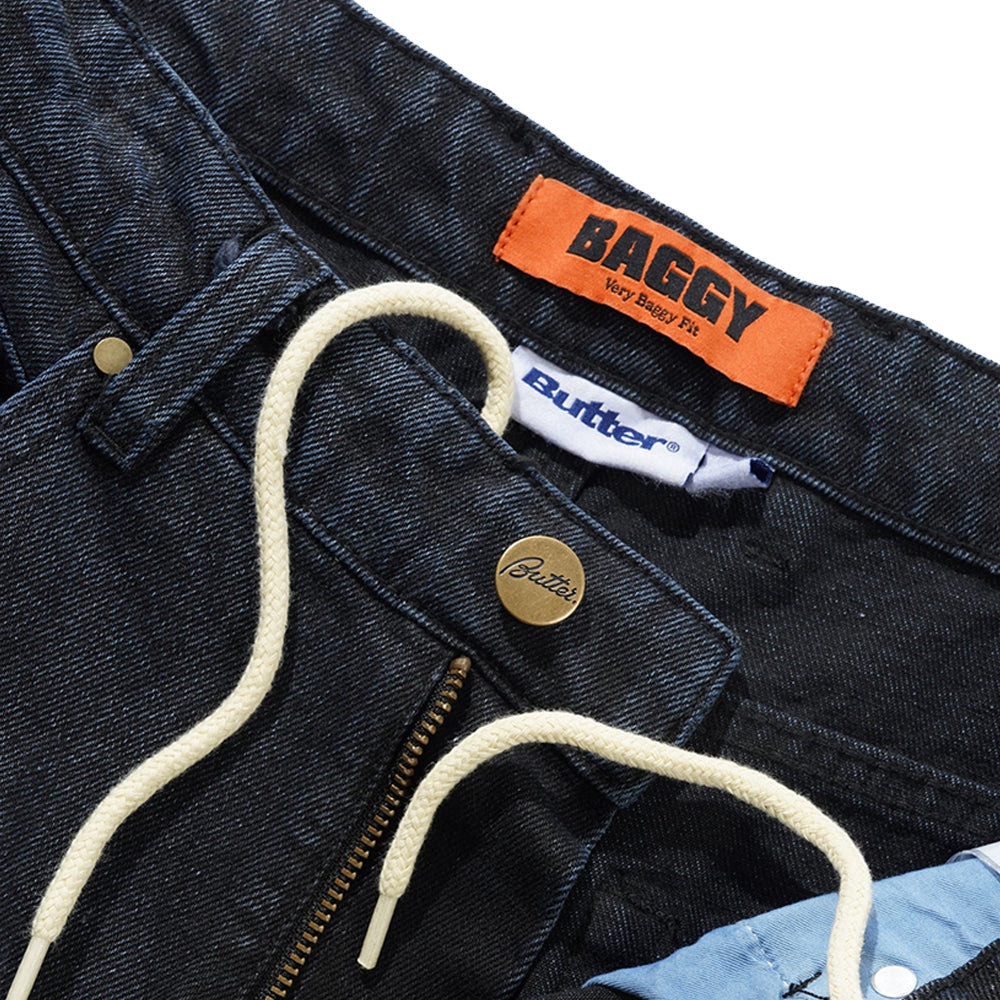 Butter Goods Weathergear Denim Jeans Dark Navy Tint