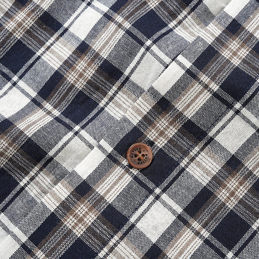 Butter Goods Asymmetrical S/S Shirt Navy