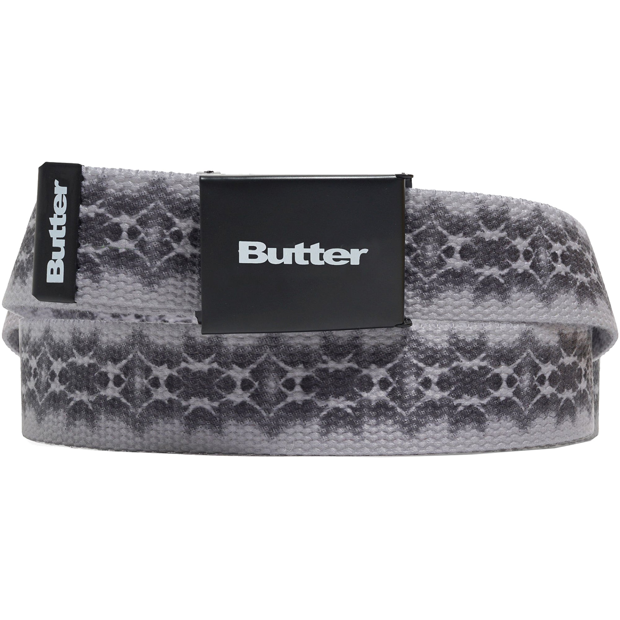 Butter Goods Logo Woven Belt Grey