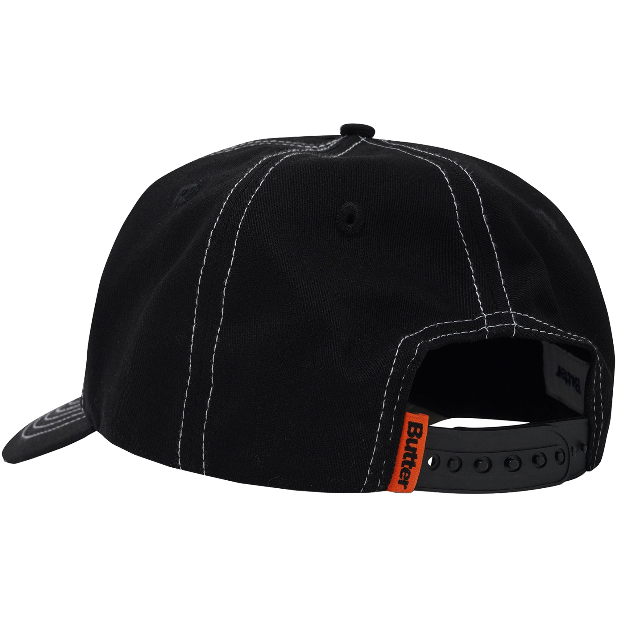 Butter Goods Nail 5 Panel Cap Black