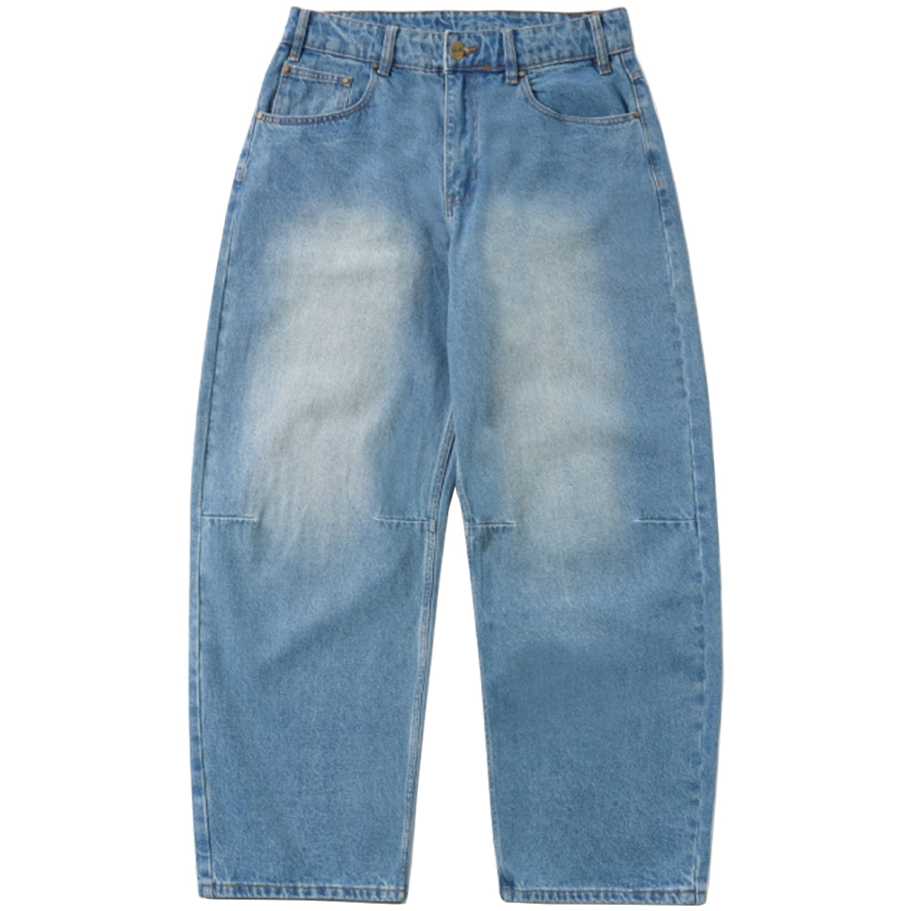 Butter Goods Wide Cut Denim Jeans Worn Indigo