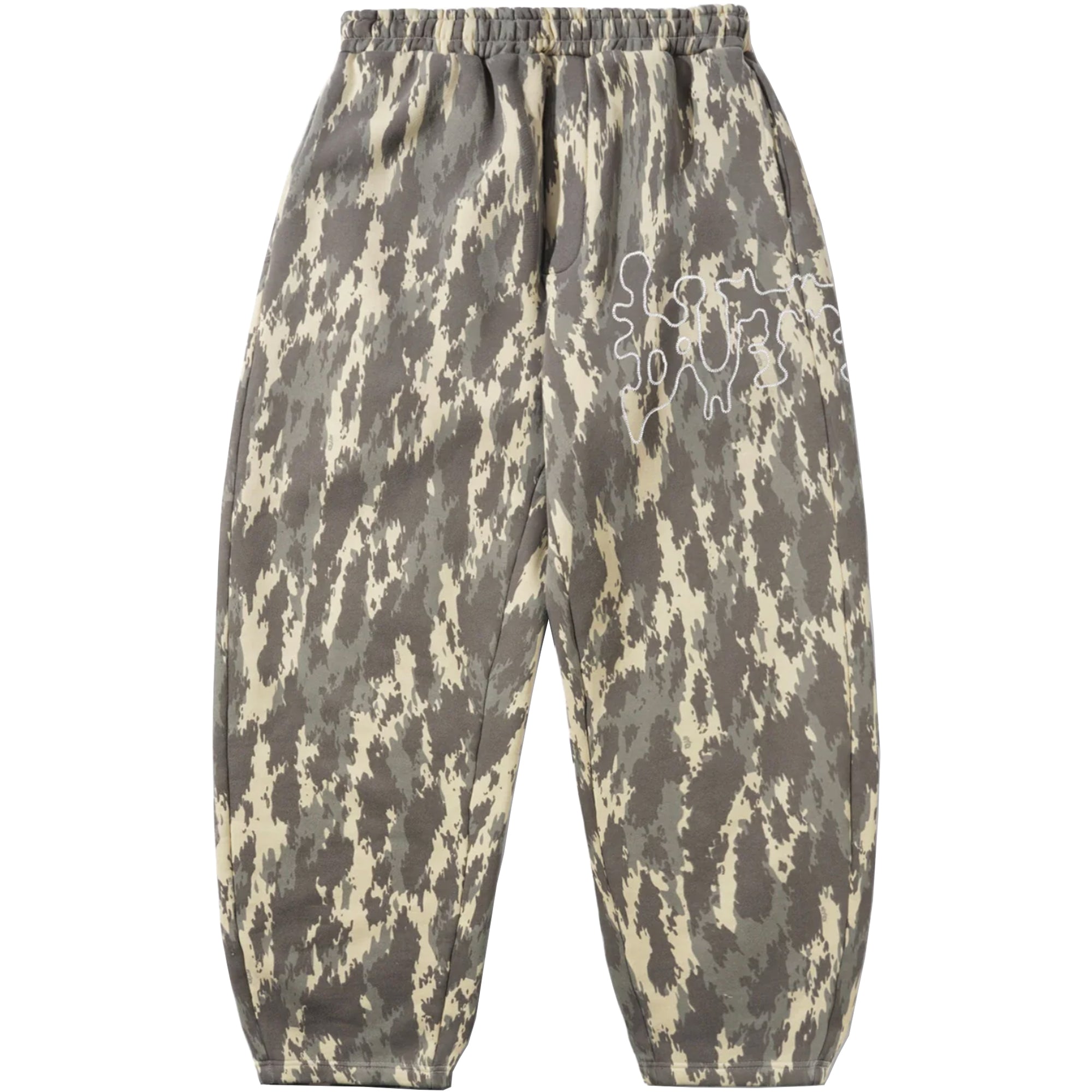 Butter Goods Blotch Fleece Pants Washed Camo
