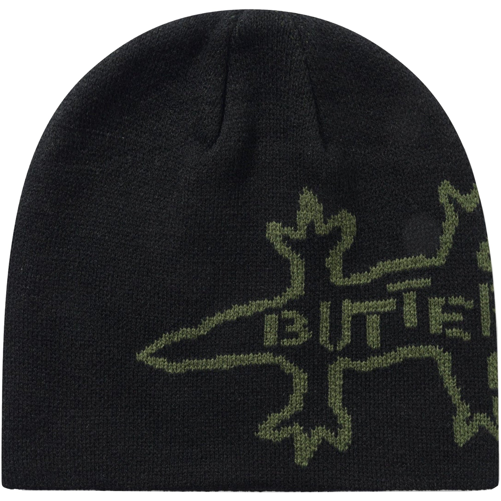Butter Goods Reptile Skully Beanie Black