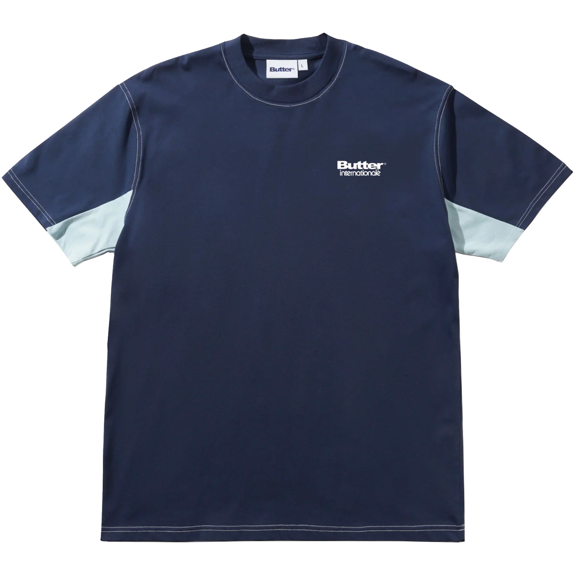 Butter Goods Internationale Panelled Tee Slate