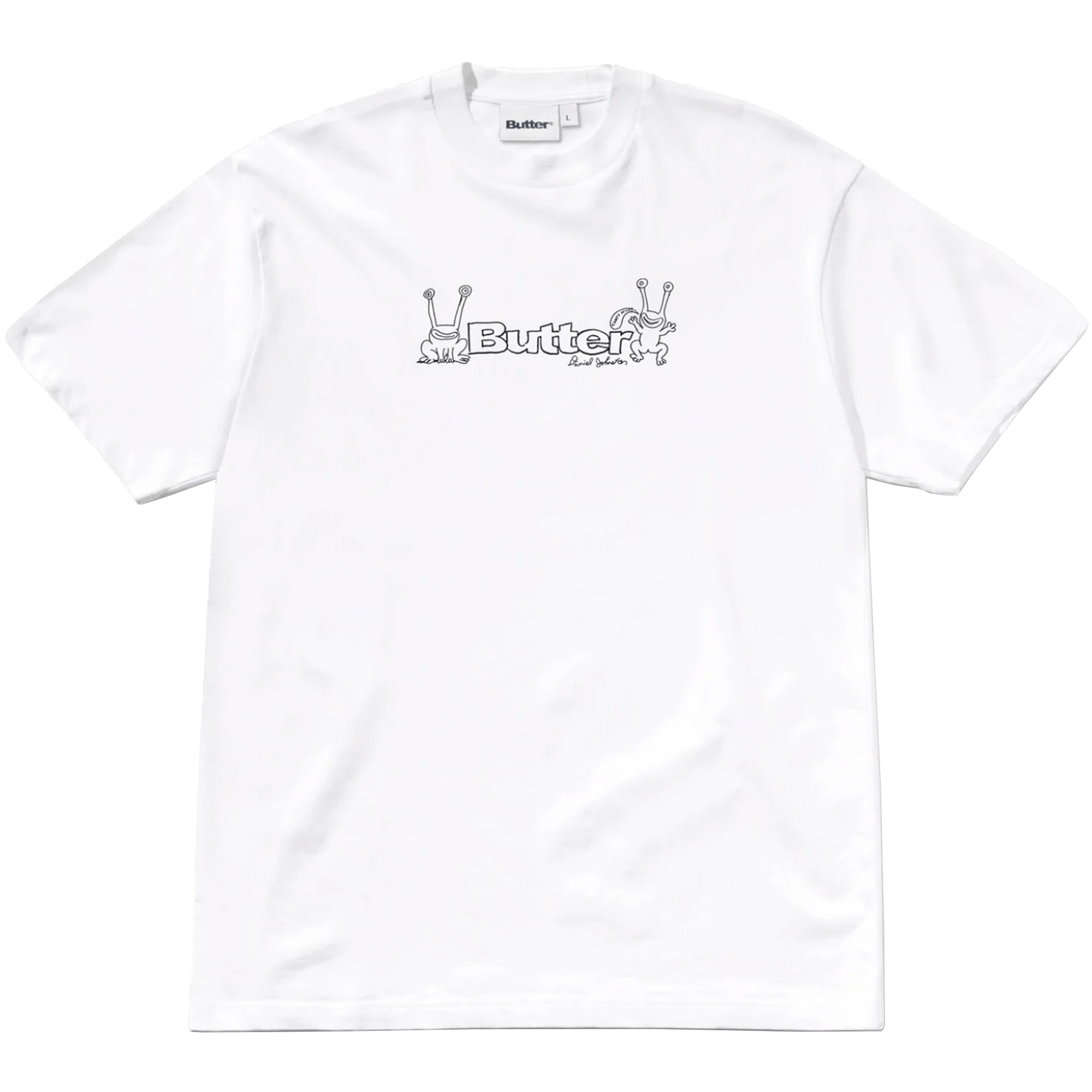 Butter Goods x Daniel Johnston Frog Logo Tee White