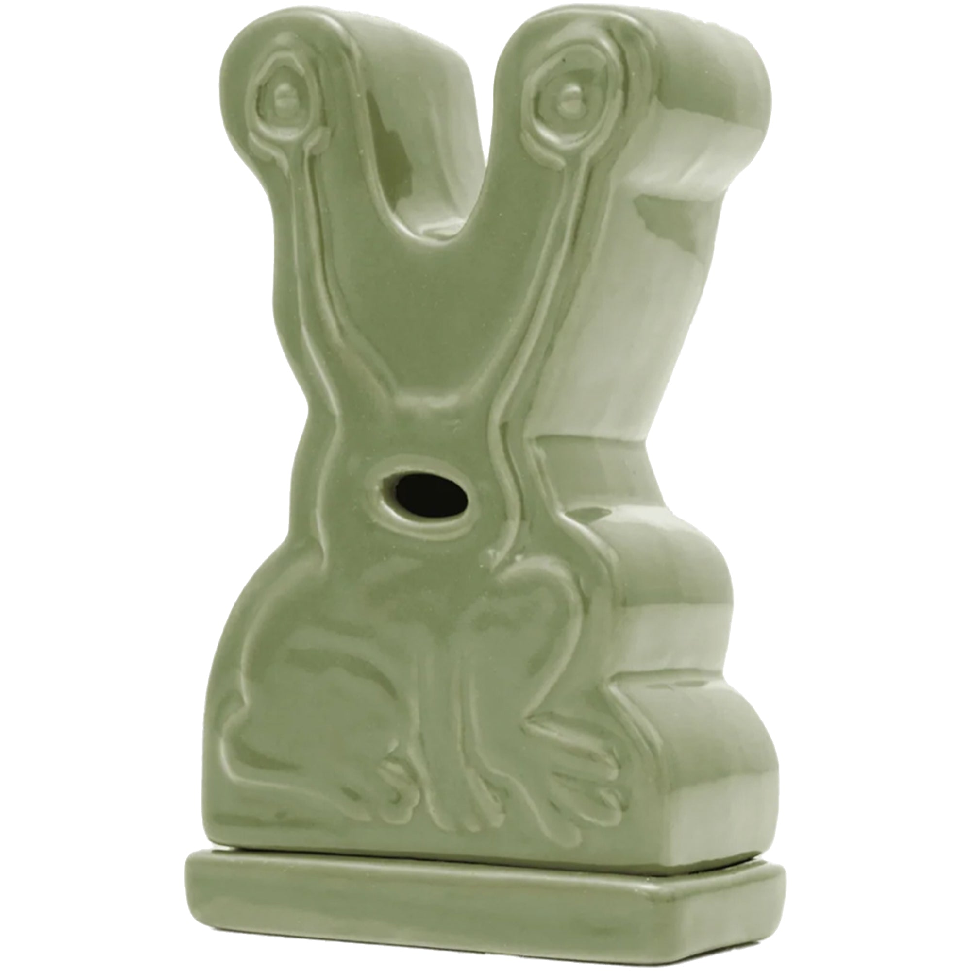 Butter Goods x Daniel Johnston Frog Ceramic Incense Holder Light Green