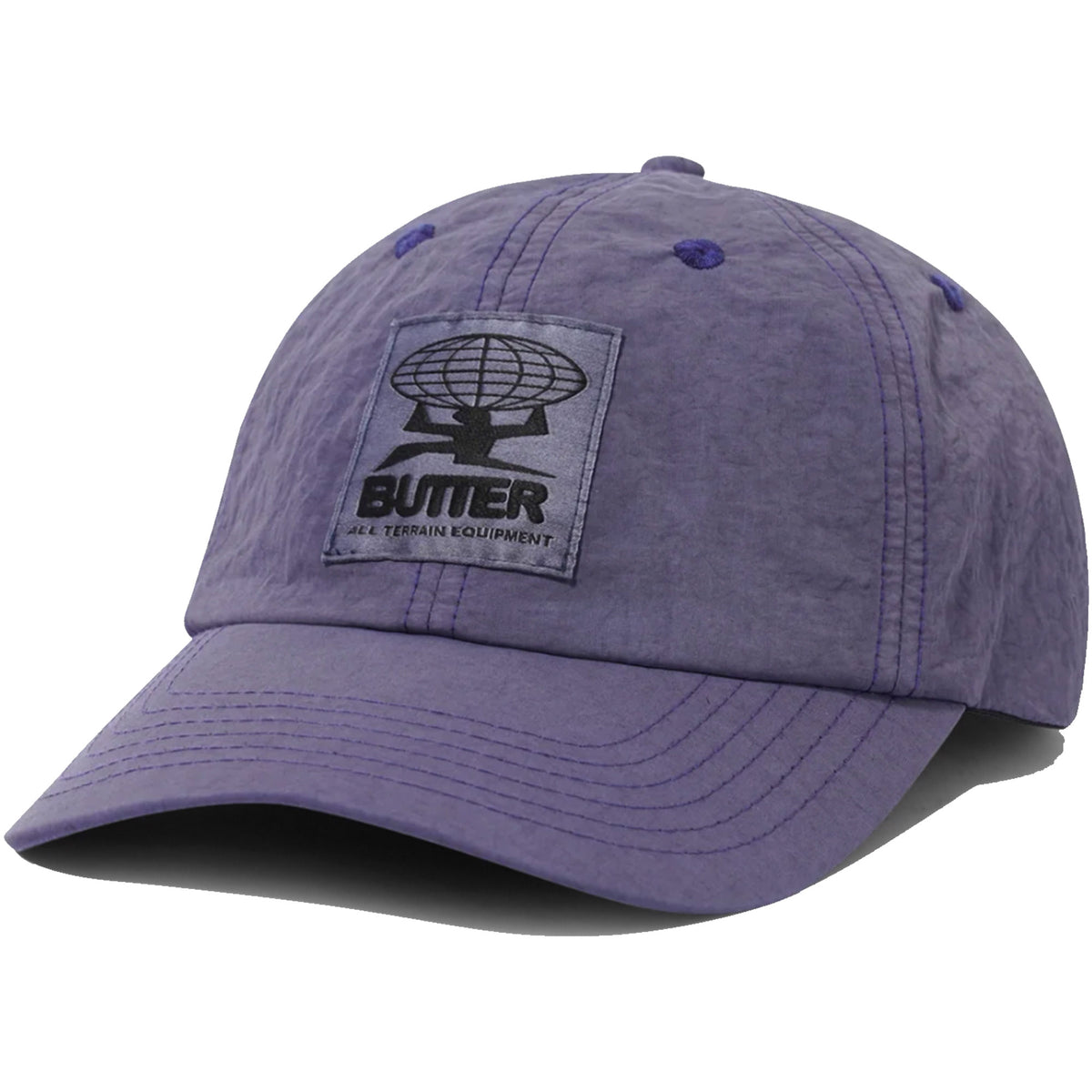 Butter Goods Terrain Overdyed 6 Panel Cap Grape