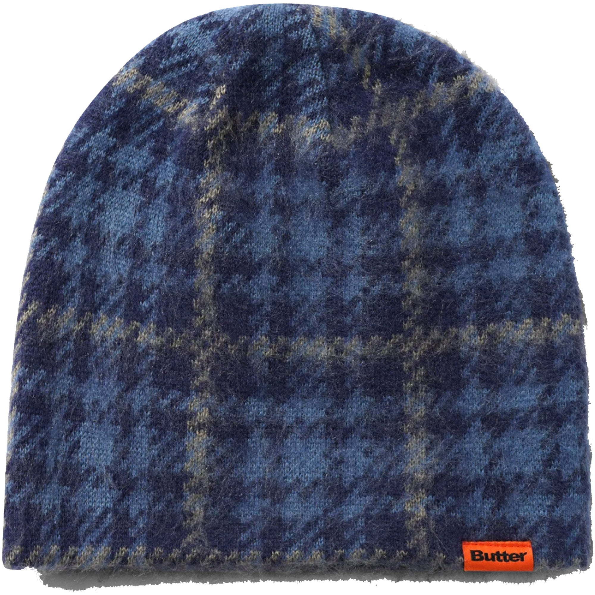 Butter Goods Mohair Skully Beanie Plaid