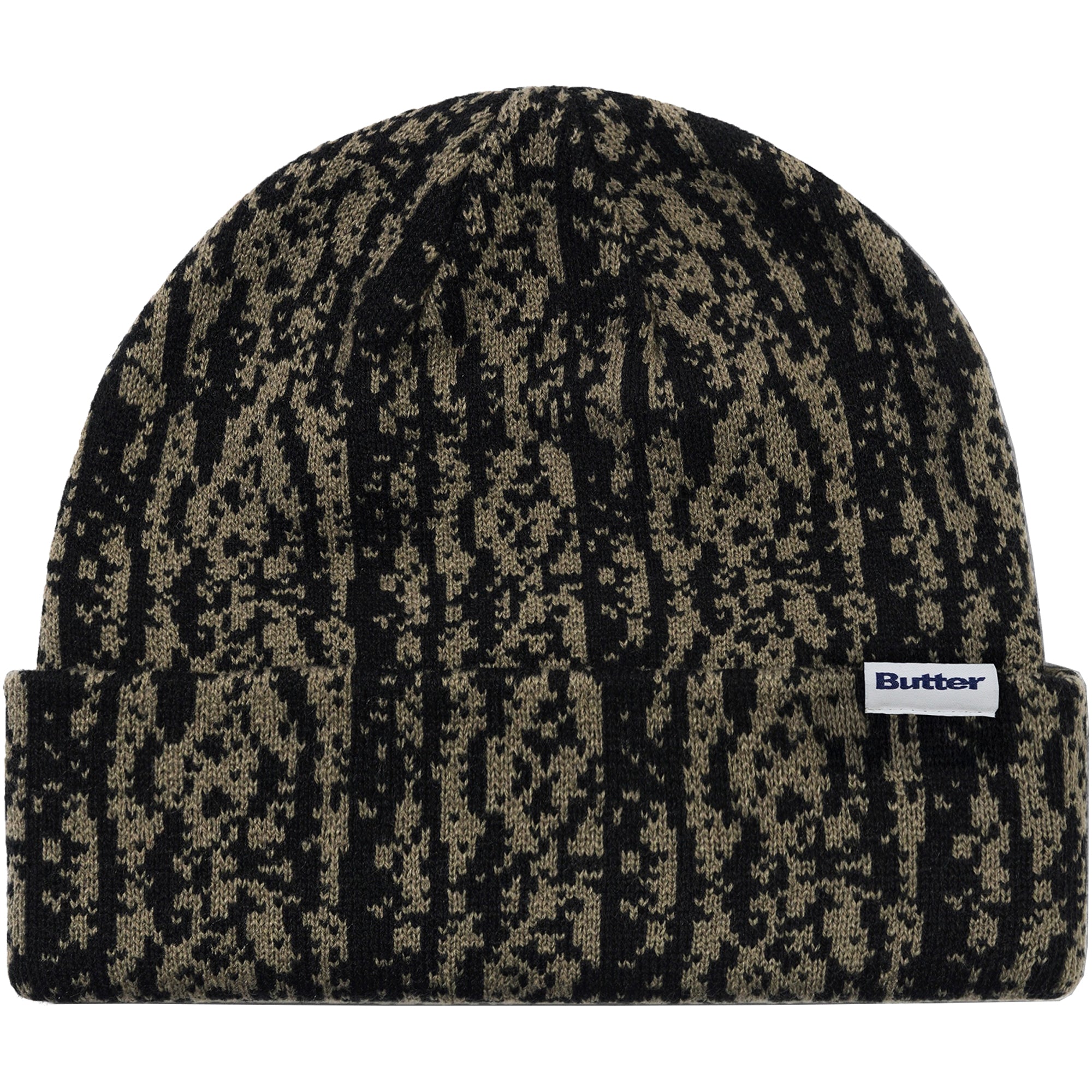 Butter Goods Lowland Camo Beanie Grey