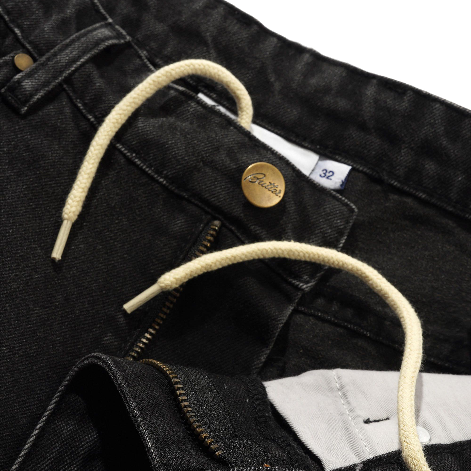 Butter Goods x Peanuts Spike Denim Jeans Faded Black