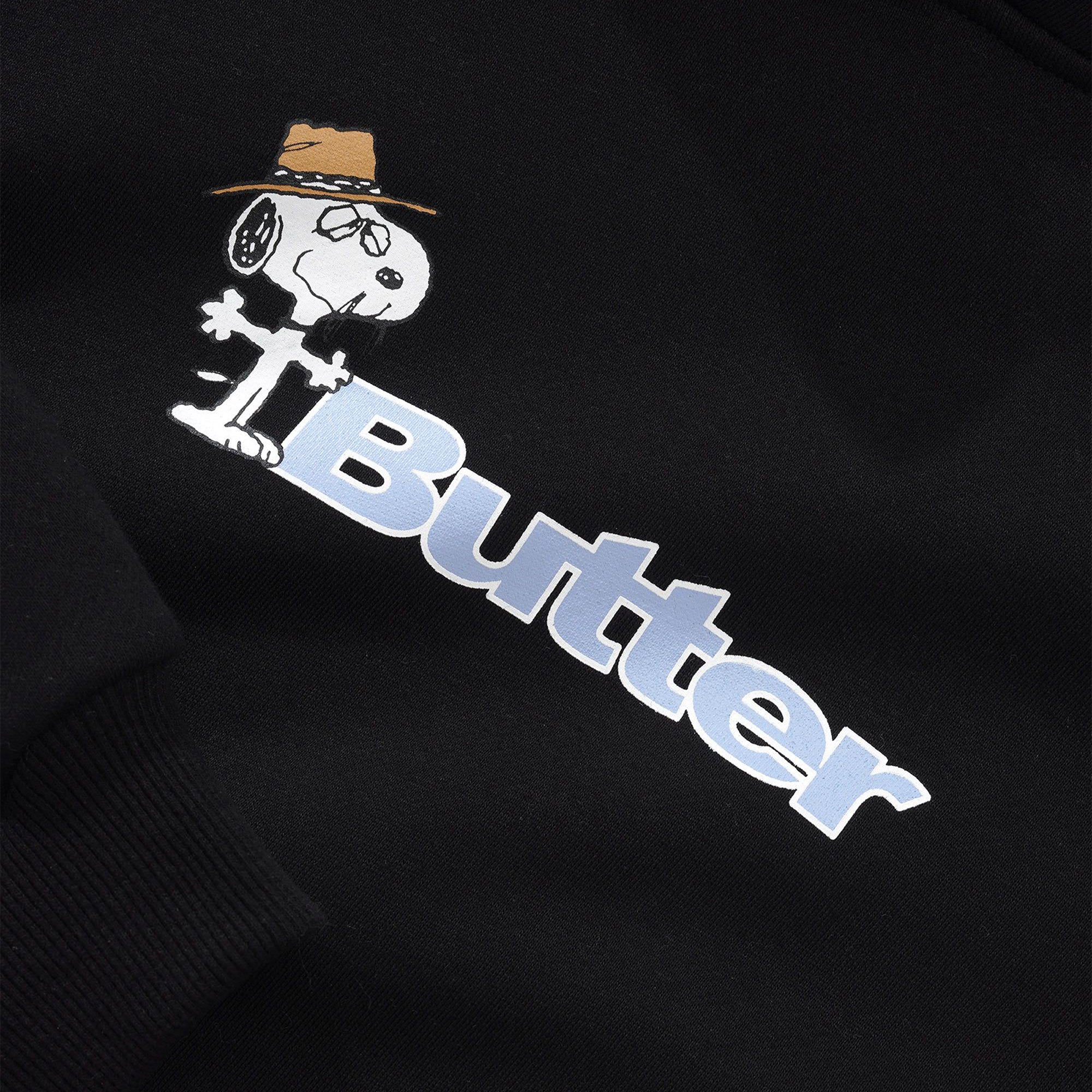 Butter Goods x Peanuts Spike Logo Pullover Hood Black