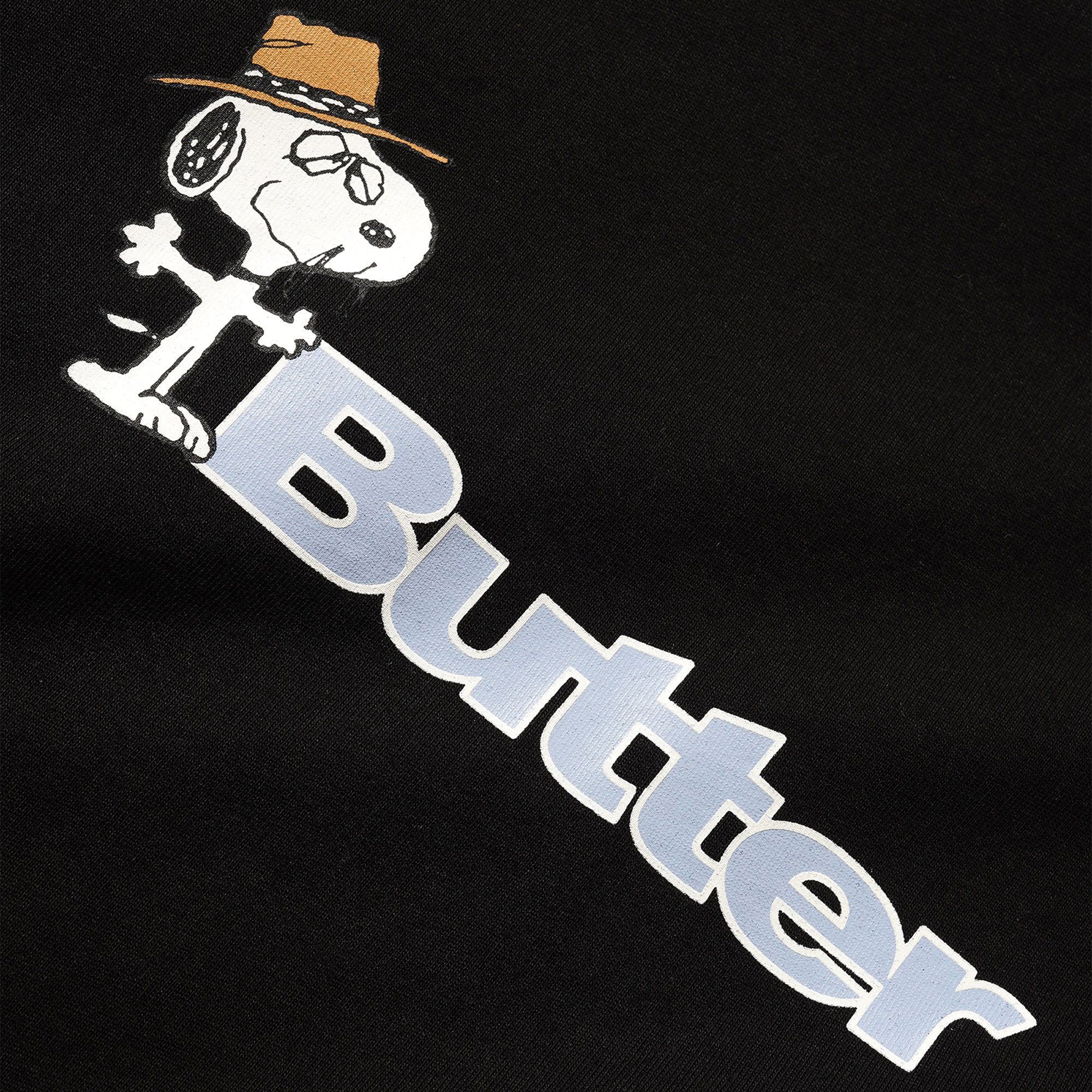 Butter Goods x Peanuts Spike Logo Tee Black