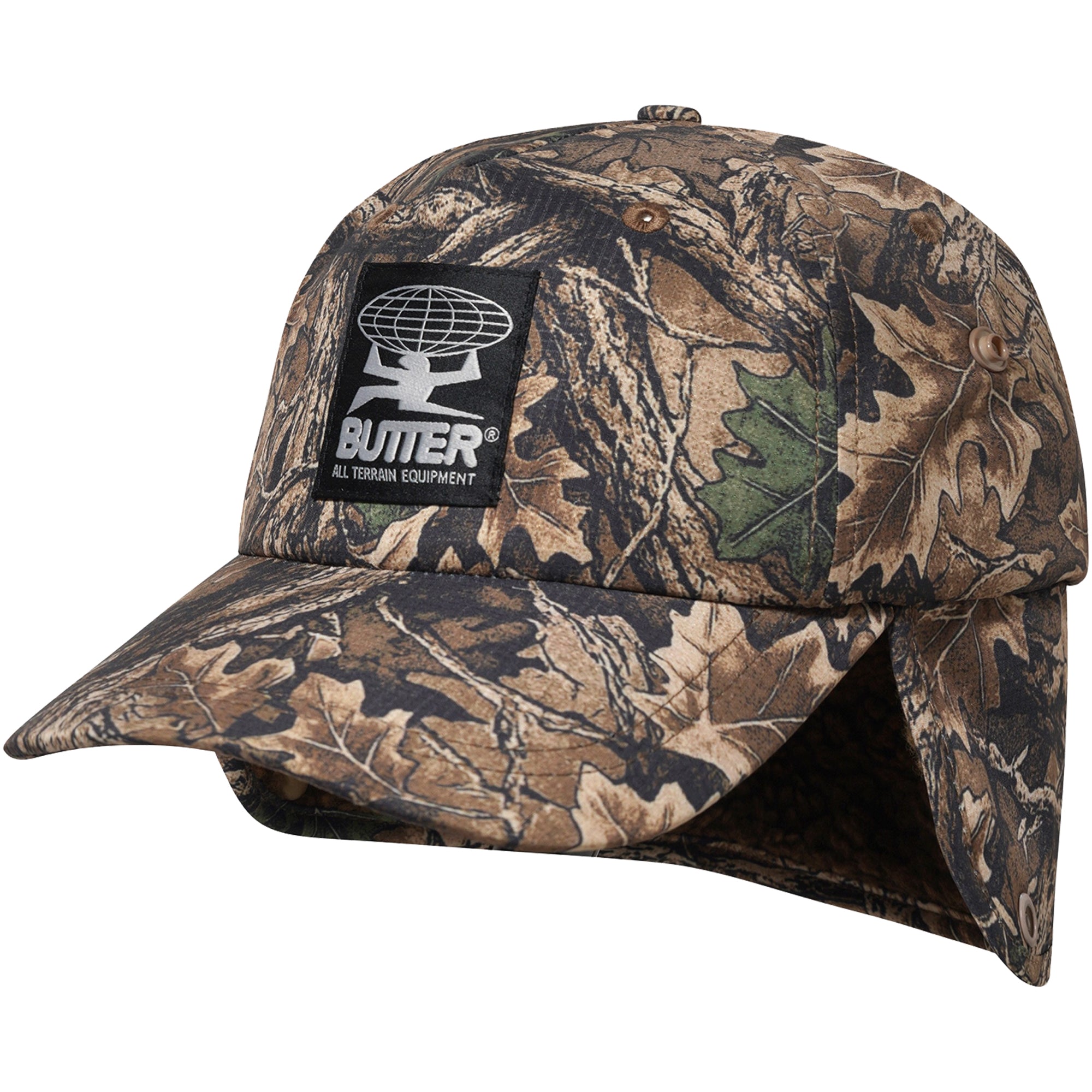 Butter Goods All Terrain 5 Panel Cap Forest Camo