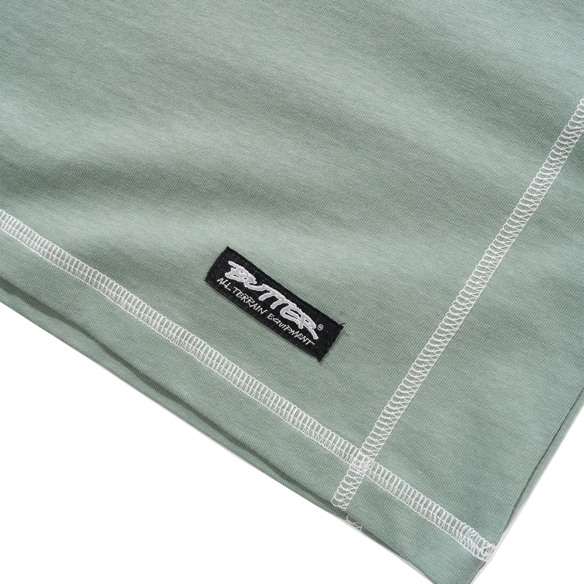 Butter Goods Cliff Contrast Tee Dull Mint