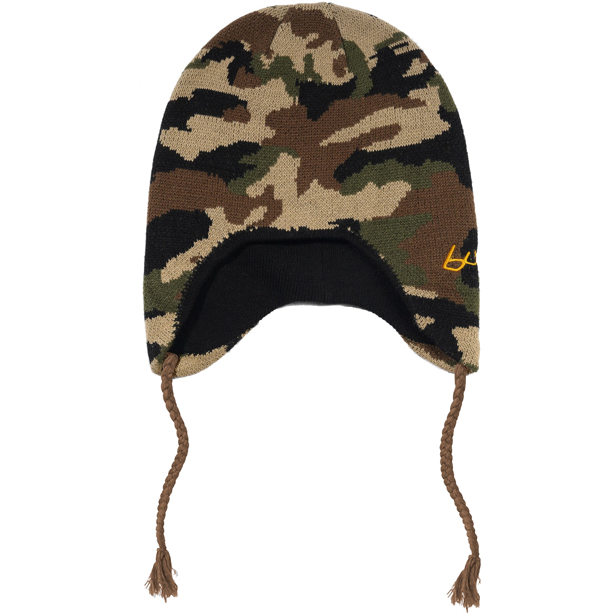 Butter Goods Earflap Beanie Woodland Camo