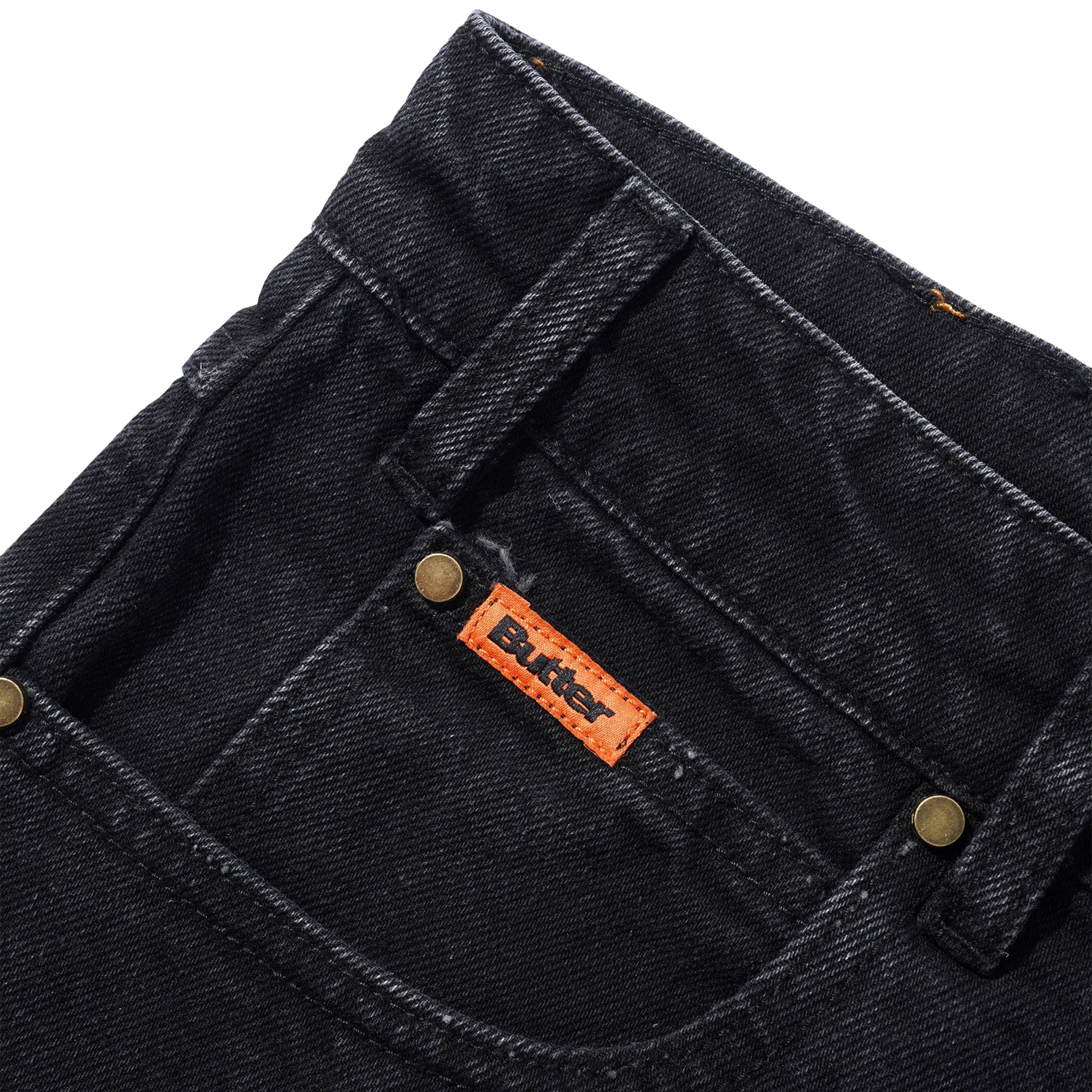 Butter Goods Relaxed Denim Jeans Flat Black