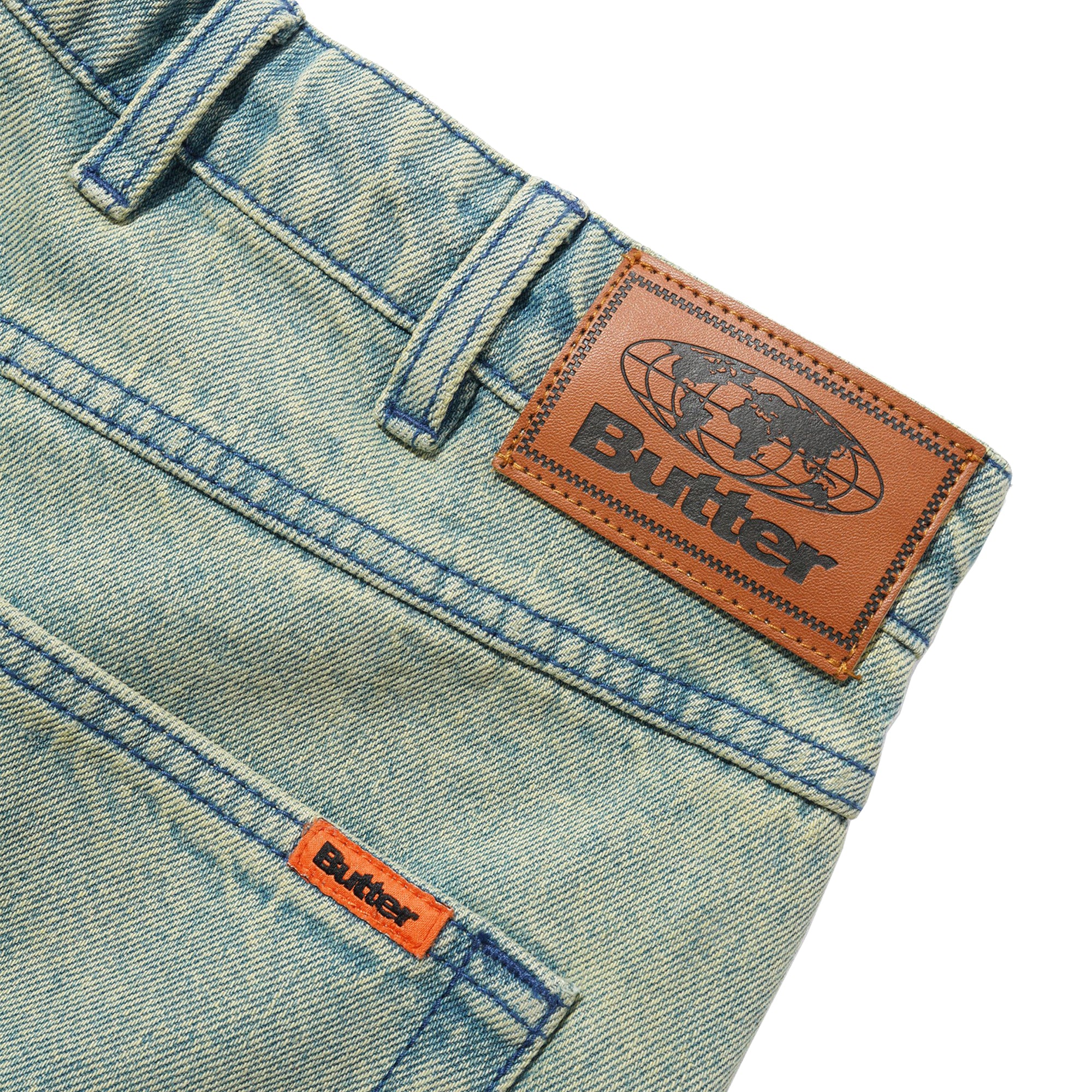 Butter Goods Relaxed Denim Jeans Sunfade Blue