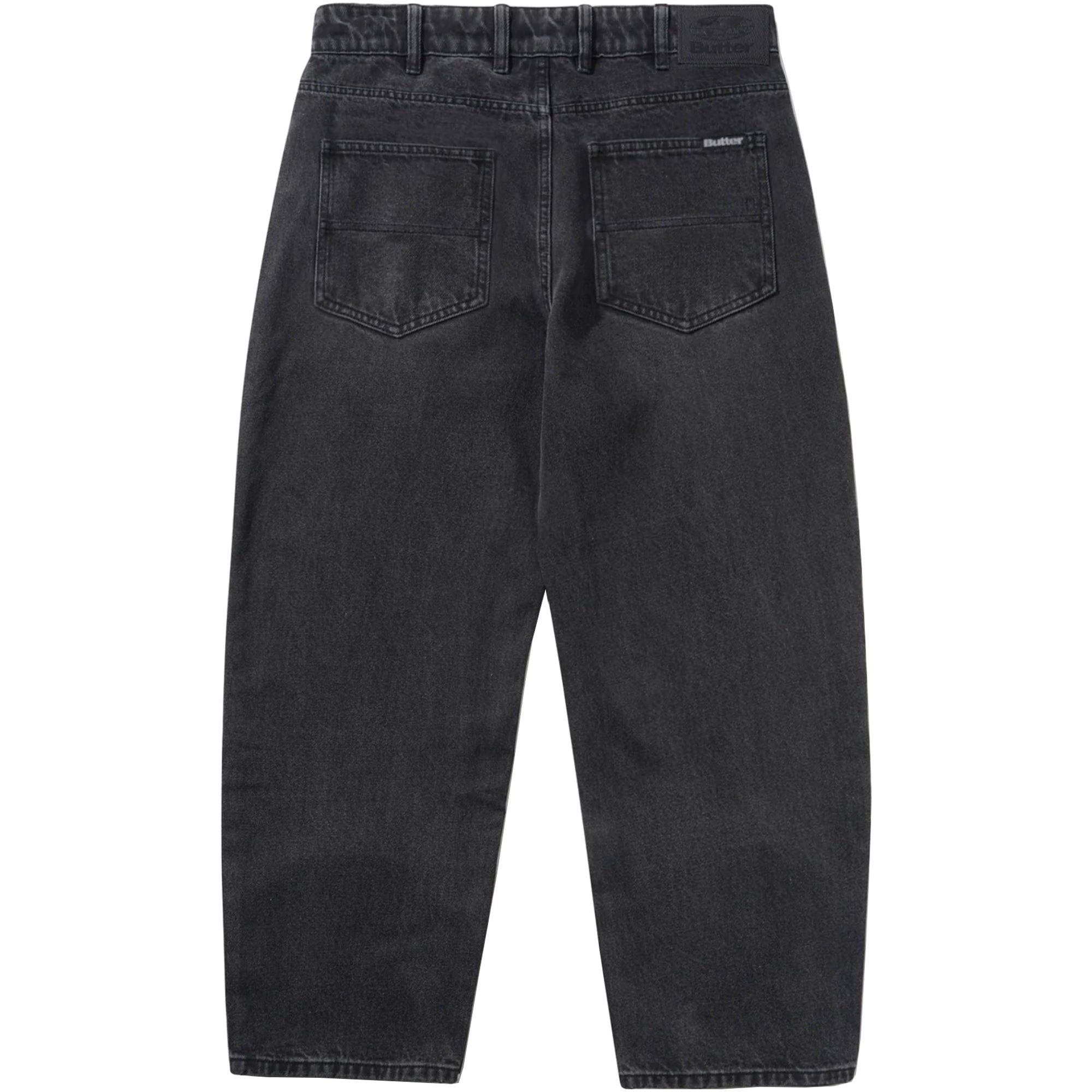 Butter Goods Baggy Denim Jeans Distressed Black
