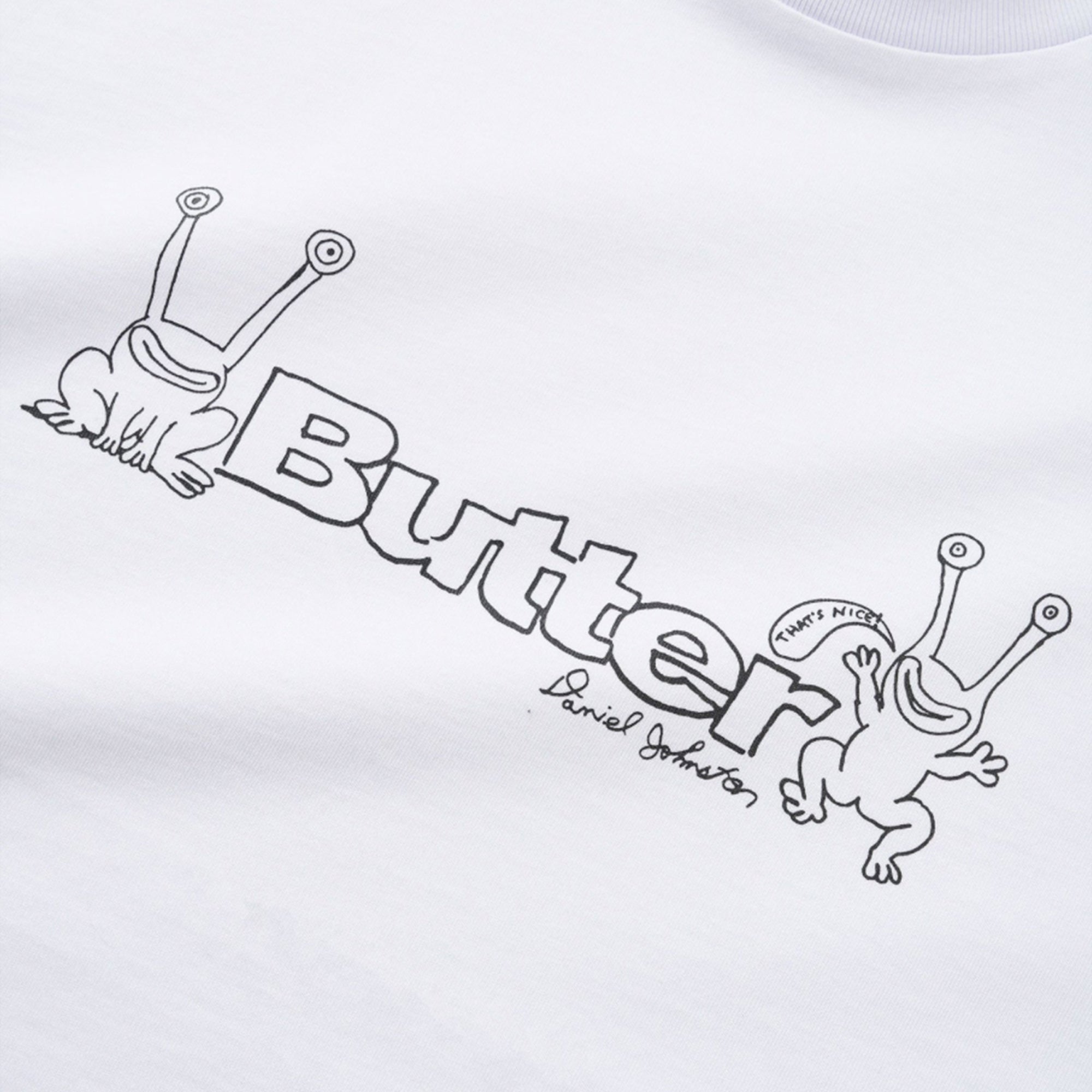Butter Goods x Daniel Johnston Frog Logo Tee White