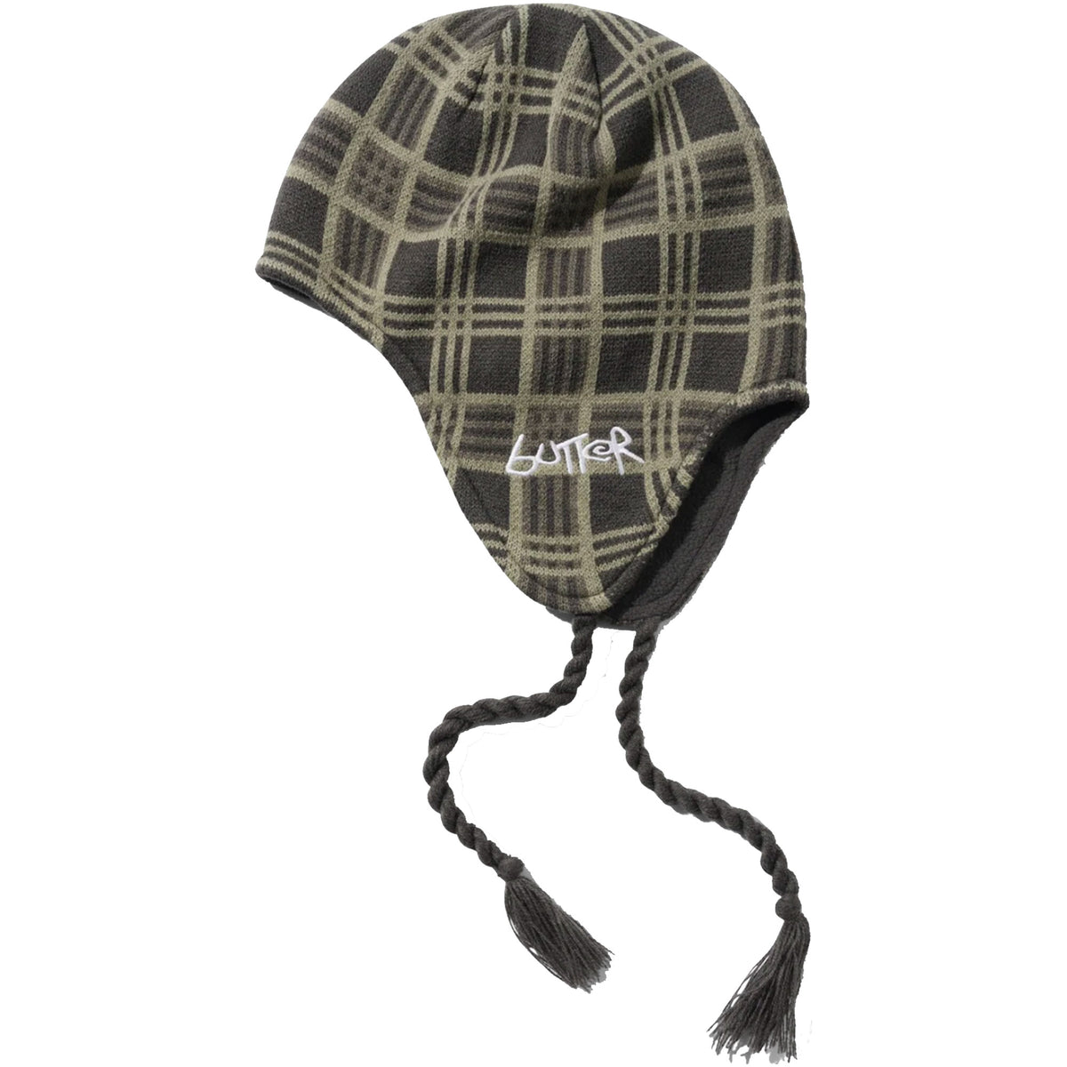 Butter Goods Ear Flap Beanie Plaid