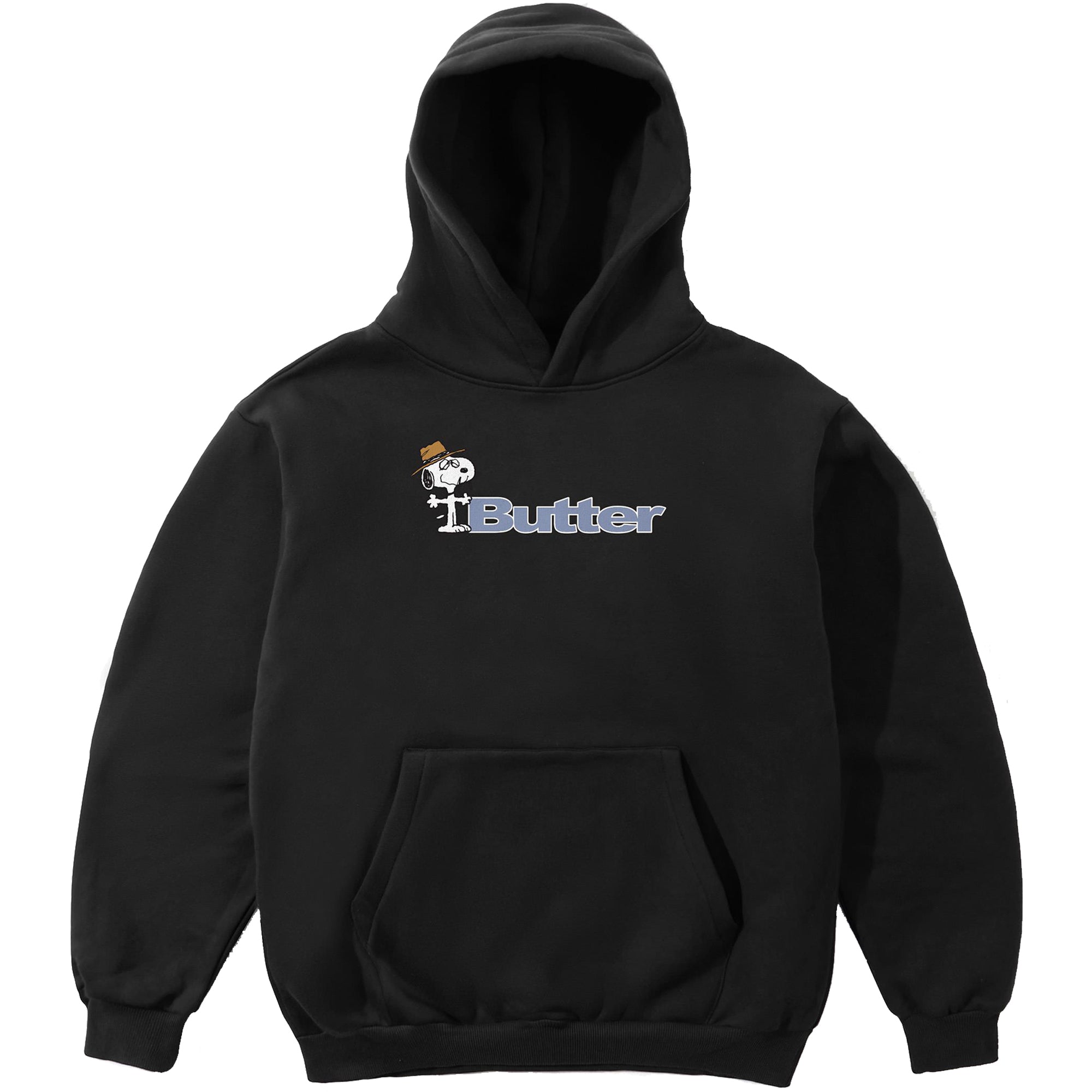 Butter Goods x Peanuts Spike Logo Pullover Hood Black
