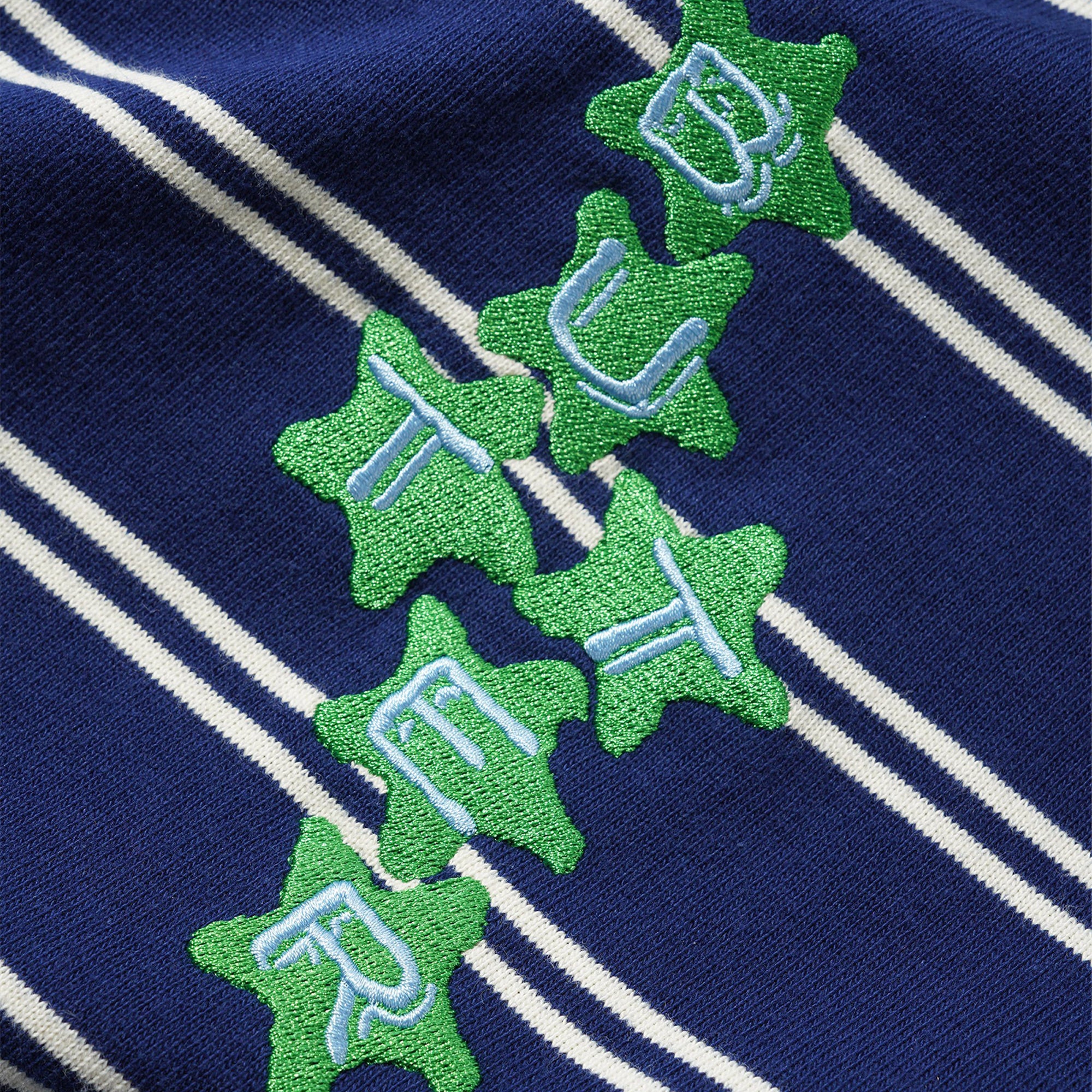 Butter Goods Stars Polo Short Sleeve Shirt Navy