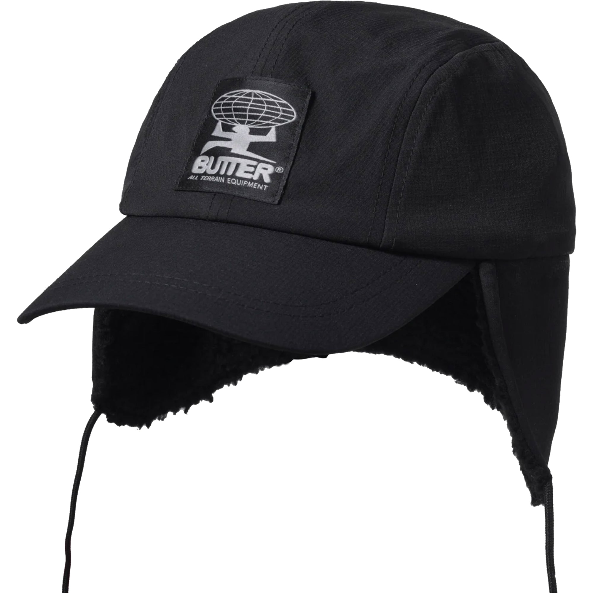 Butter Goods Terrain Ski 4 Panel Cap Black